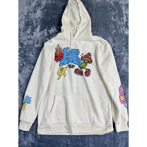 Keep Moving Graphic Hoodie Beige Riot Empire "You Got This" L